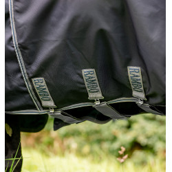 Horseware Rambo Optimo Bundle Decke 0g + Liner 200g Marine / Gewitter / Silbergrau Marineblau