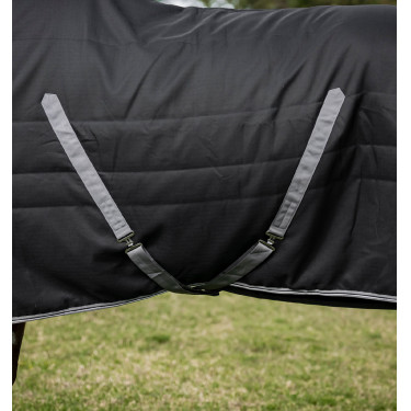 Boxdecke Horseware Rambo 100g Schwarz / Sturm / Silbergrau