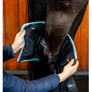 Gamaschen Horseware Ice-Vibe Schwarz / Aqua