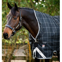 Pferdedecke Horseware Rhino Wug Vari-Layer 450g Schwarz / weiß-graue Karos