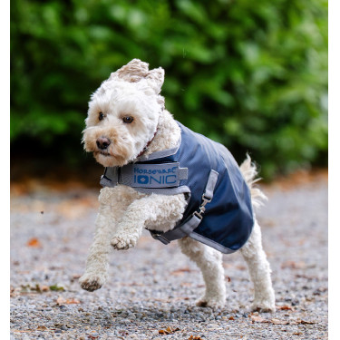 Therapeutische Decke für Hunde Horseware Ionic 50 g Imperialblau / Silber & Marineblau