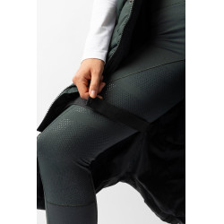 Lange ärmellose wattierte Weste Gem B Vertigo Grün Scarabäus Gr&uuml;n