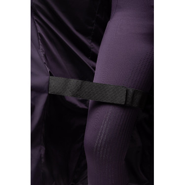 Damen-langer Steppmantel Paloma Horze Schwarze Tollkirsche