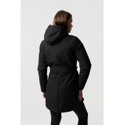 Lange beheizbare Winterjacke Jadine Horze Schwarz