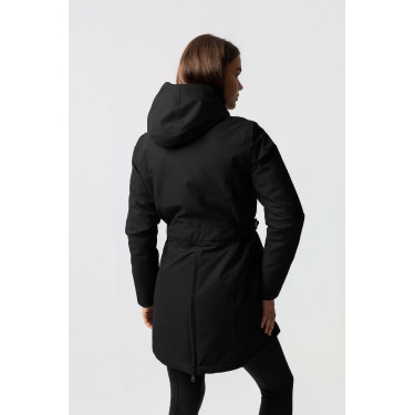 Lange beheizbare Winterjacke Jadine Horze Schwarz