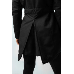 Lange beheizbare Winterjacke Jadine Horze Schwarz