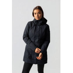 Lange beheizbare Winterjacke Jadine Horze Marine Marineblau Lange beheizbare Winterjacke Jadine Horze Marine Marineblau