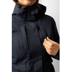 Lange beheizbare Winterjacke Jadine Horze Marine Marineblau Lange beheizbare Winterjacke Jadine Horze Marine Marineblau