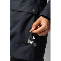 Lange beheizbare Winterjacke Jadine Horze Marine Marineblau Lange beheizbare Winterjacke Jadine Horze Marine Marineblau