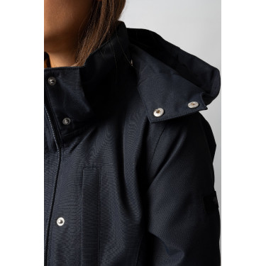 Lange beheizbare Winterjacke Jadine Horze Marine Marineblau Lange beheizbare Winterjacke Jadine Horze Marine Marineblau