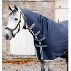 Horseware Abschwitzdecke Amigo Jersey, vollständig Marine / Titan Grau / Silber Marineblau