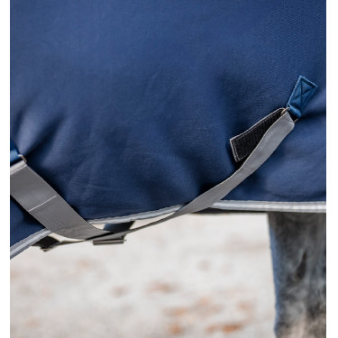 Horseware Abschwitzdecke Amigo Jersey, vollständig Marine / Titan Grau / Silber Marineblau