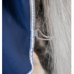 Horseware Abschwitzdecke Amigo Jersey, vollständig Marine / Titan Grau / Silber Marineblau