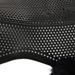 Acavallo Gel NS-S Classic-S Sattelpad, flach ausgeschnitten Schwarz / blaues Lamm Acavallo Gel NS-S Classic-S Sattelpad, flach ausgeschnitten Schwarz / blaues Lamm