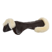 Acavallo Gel NS-S Classic-S Halbpadschnitt flach Sattelpad Braun / Natur-Lammfell Acavallo Gel NS-S Classic-S Halbpadschnitt flach Sattelpad Braun / Natur-Lammfell