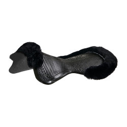 Acavallo Gel NS-S Classic-S Halbpadschnitt flach Sattelpad Schwarz / schwarzes Schaf Acavallo Gel NS-S Classic-S Halbpadschnitt flach Sattelpad Schwarz / schwarzes Schaf