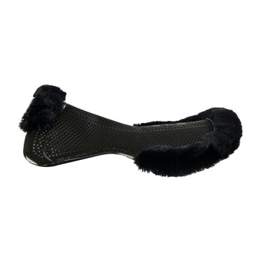 Acavallo Gel NS-S Classic-S Halbpadschnitt flach Sattelpad Schwarz / schwarzes Schaf Acavallo Gel NS-S Classic-S Halbpadschnitt flach Sattelpad Schwarz / schwarzes Schaf