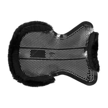 Acavallo Gel NS-S Classic-S Halbpadschnitt flach Sattelpad Schwarz / schwarzes Schaf Acavallo Gel NS-S Classic-S Halbpadschnitt flach Sattelpad Schwarz / schwarzes Schaf