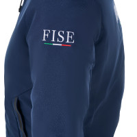 Wasserdichte Damenjacke Equestro x FISE Marineblazer Marineblau