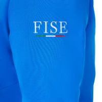 Wasserdichte Damenjacke Equestro x FISE Blau aus Savoyen