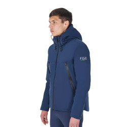 Herren-Regenjacke Equestro x FISE Marineblazer Marineblau