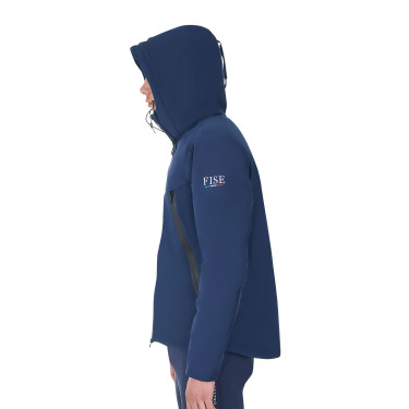 Herren-Regenjacke Equestro x FISE Marineblazer Marineblau