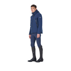 Herren-Regenjacke Equestro x FISE Marineblazer Marineblau