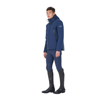 Herren-Regenjacke Equestro x FISE Marineblazer Marineblau