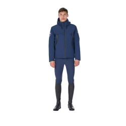 Herren-Regenjacke Equestro x FISE Marineblazer Marineblau