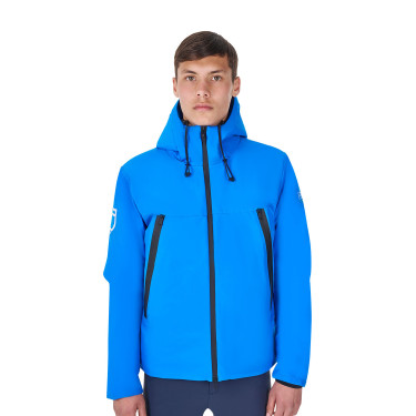 Herren-Regenjacke Equestro x FISE Blau aus Savoyen