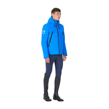 Herren-Regenjacke Equestro x FISE Blau aus Savoyen