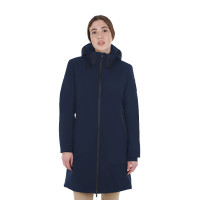 Damen-Langjacke Equestro wasserabweisend und winddicht Marineblazer Marineblau Damen-Langjacke Equestro wasserabweisend und winddicht Marineblazer Marineblau