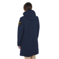 Damen-Langjacke Equestro wasserabweisend und winddicht Gestromt Braun