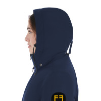 Damen-Langjacke Equestro wasserabweisend und winddicht Marineblazer Marineblau Damen-Langjacke Equestro wasserabweisend und winddicht Marineblazer Marineblau