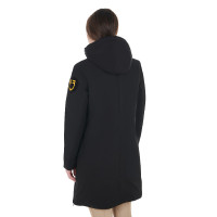 Damen-Langjacke Equestro wasserabweisend und winddicht Gestromt Braun Damen-Langjacke Equestro wasserabweisend und winddicht Gestromt Braun