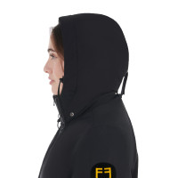 Damen-Langjacke Equestro wasserabweisend und winddicht Gestromt Braun Damen-Langjacke Equestro wasserabweisend und winddicht Gestromt Braun