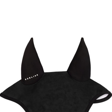 Acavallo Fliegenohren Sublime aus Louvre mit Silikon-Logopatch Schwarz