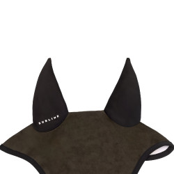 Acavallo Fliegenohren Sublime aus Louvre mit Silikon-Logopatch Braun