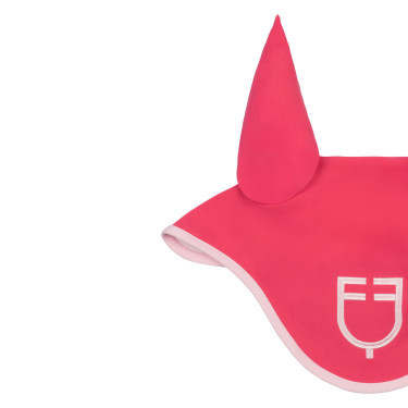 Equestro Schabracke Wave aus technischem Stoff mit Steppung Geißblatt / Ballerina