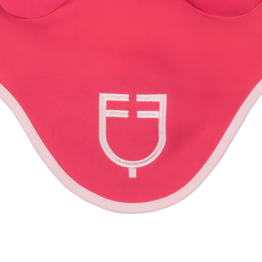 Equestro Schabracke Wave aus technischem Stoff mit Steppung Geißblatt / Ballerina