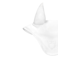 Equestro Silica Fliegenhaube mit Logo Weiß Wei&amp;szlig;