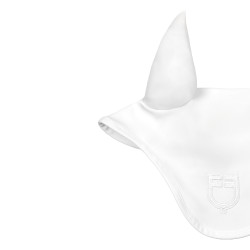Equestro Silica Fliegenhaube mit Logo Weiß Wei&amp;szlig;