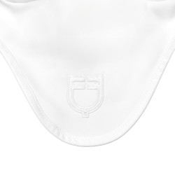 Equestro Silica Fliegenhaube mit Logo Weiß Wei&amp;szlig;