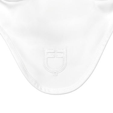 Equestro Silica Fliegenhaube mit Logo Weiß Wei&amp;szlig;