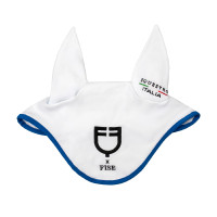 Equestro x FISE Fliegenhaube aus Funktionsstoff Marineblazer Marineblau