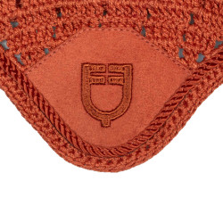 Fliegenhaube für Equestro-Spielzeugpferd Ziegelrot