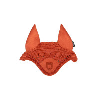 Fliegenhaube für Hobby Horse Equestro Ziegelrot