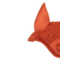 Fliegenhaube für Hobby Horse Equestro Ziegelrot