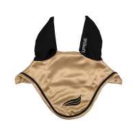 Satinhaube Supreme mit elastischen Ohren Beige