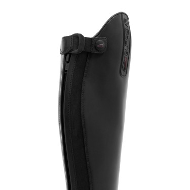 Kinderstiefel Supreme Wide Calf mit Schnürung Schwarz